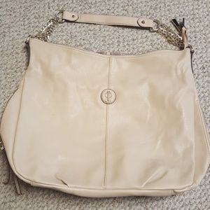 Cream J Lo bag
